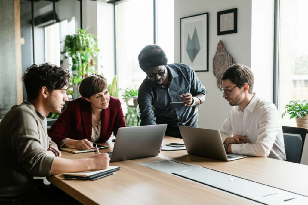 RankLab team at work in Colombo office